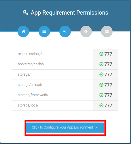 Folder permissions check