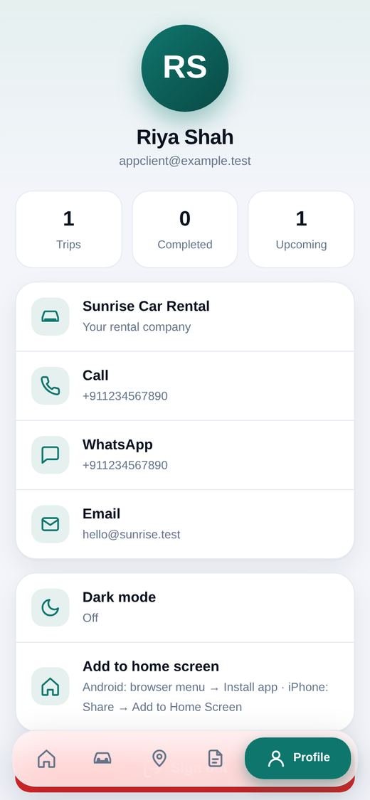 Customer profile